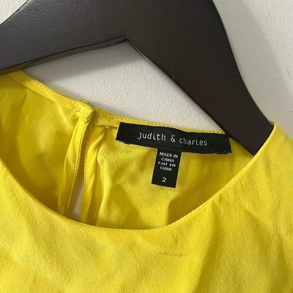 judith & Charles Sumie Ruffle Silk Blouse - Picture 3 of 4